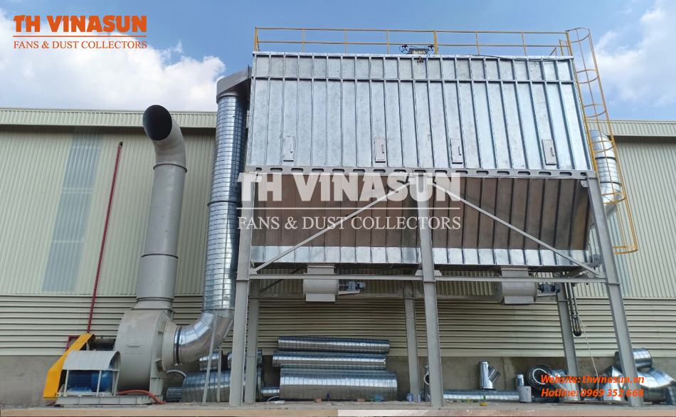 Hệ thống xử lý, hút lọc bụi của Th Vinasun
