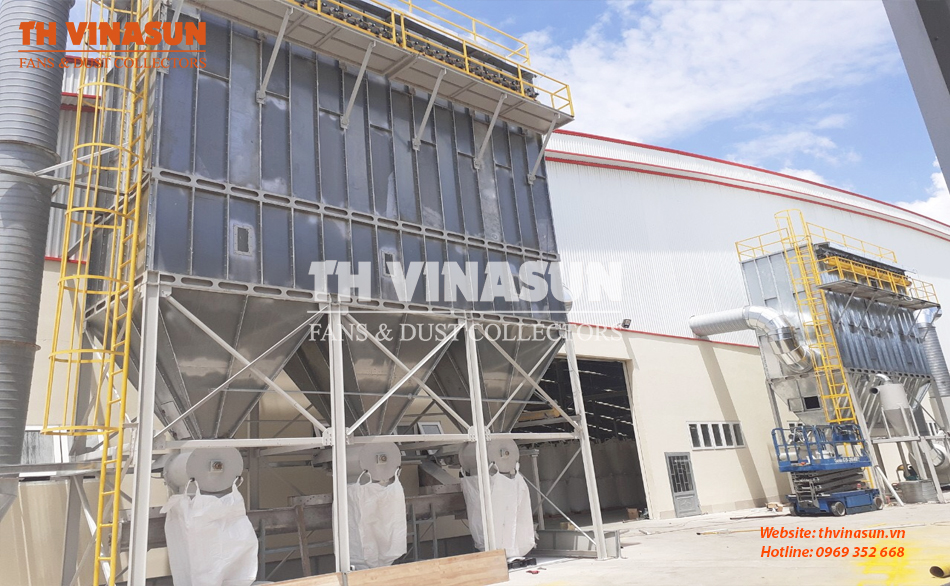 Hệ thống xử lý, hút lọc bụi của Th Vinasun