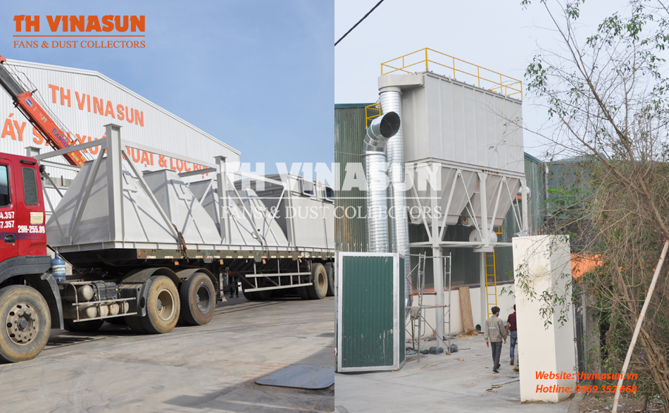 Hệ thống xử lý, hút lọc bụi của Th Vinasun