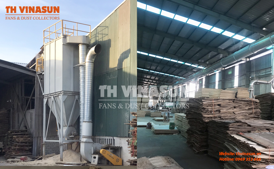 he-thong-loc-bui-tui-vai Hệ thống xử lý, hút lọc bụi của Th Vinasun