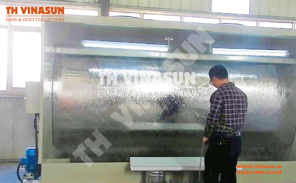 xu-ly-bui-son-uot-bang-mang-nuoc Hệ thống hút bụi sơn