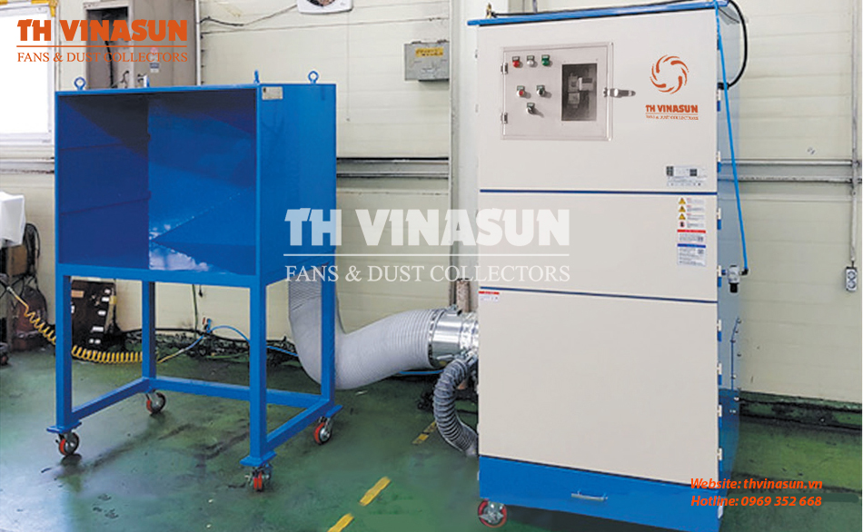 tu-hut-bui-di-dong Tủ hút bụi di động công nghiệp Cadtridge