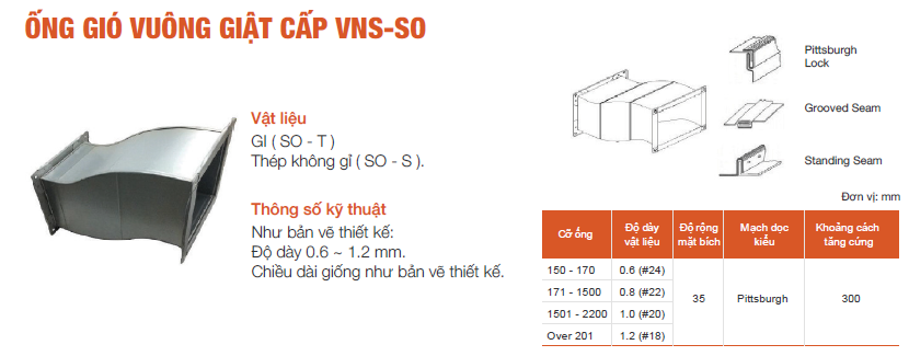 ống gió vuông