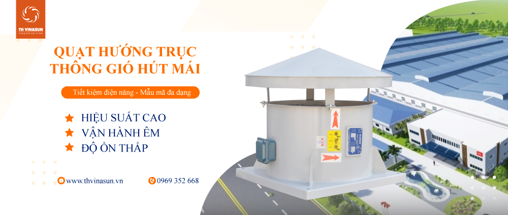 Quạt hướng trục thông gió hút mái VNS-A3-NoT