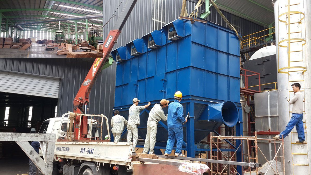Hệ thống hút bụi máy cưa gỗ - Công ty gỗ WoodsLand