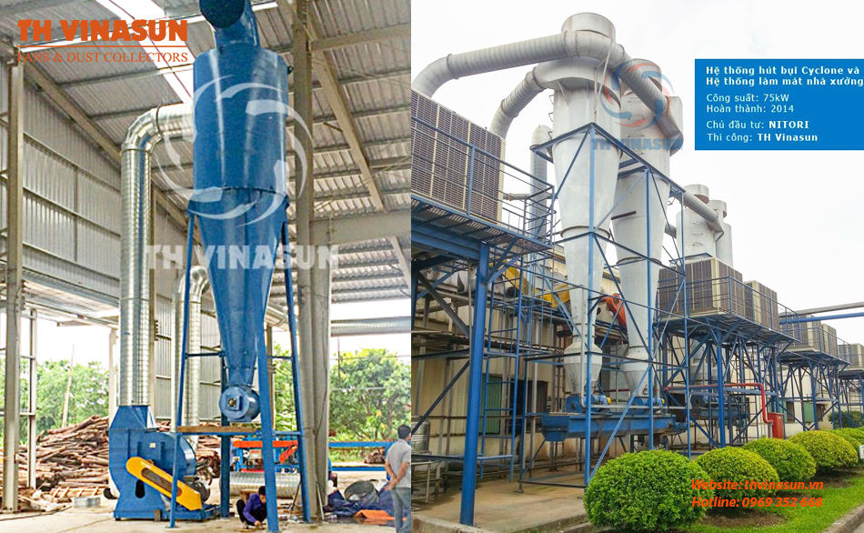 Hệ thống hút lọc bụi Cyclone