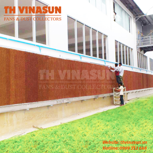 Hệ thống làm mát nhà xưởng bằng tấm cooling pad
