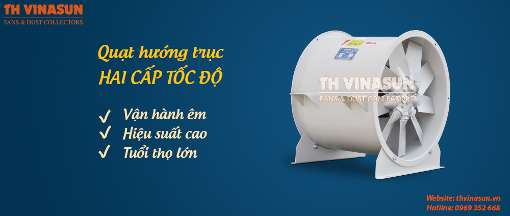 Quạt hướng trục tăng áp hút khói  hai cấp tốc độ VNS-AF6A-NoT