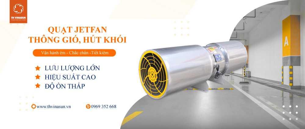 Quạt tầng hầm jetfan thông gió, hút khói VNS-AJ-N-NOT
