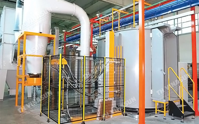 xử lý thu hồi sơn bột