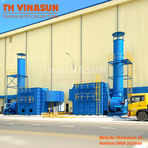 Hệ thống xử lý khí thải bằng than hoạt tính