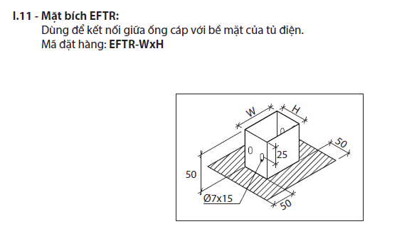 Mặt bích EFTR