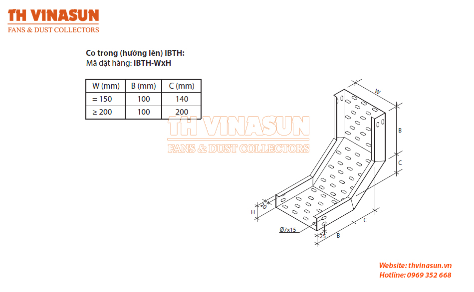 Thông số bản vẽ kỹ thuật co lên máng cáp
