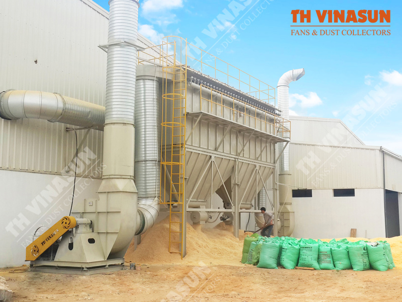 Hút bụi nhà máy gỗ nội thất Tasa
