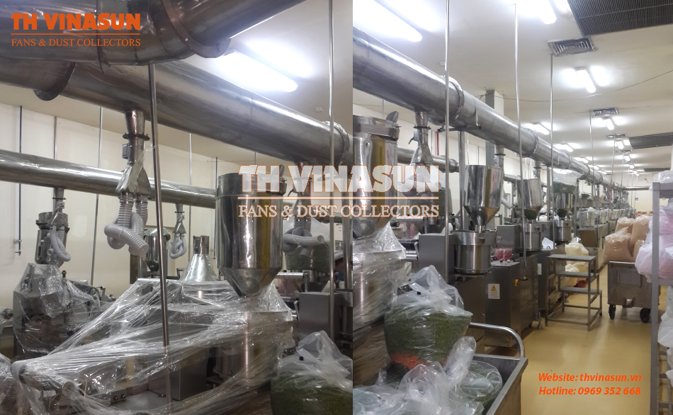 Xử lý bụi nhà máy thức ăn Chăn Nuôi Việt Đức