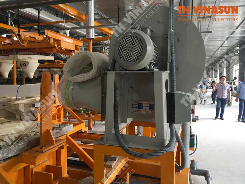 XỬ LÝ BỤI VÀ THÔNG GIÓ NHÀ MÁY GỐM SỨ HẢO CẢNH
