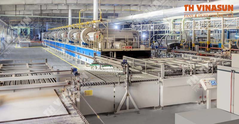 Xử lý bụi nhà máy gạch Hoàn Mỹ
