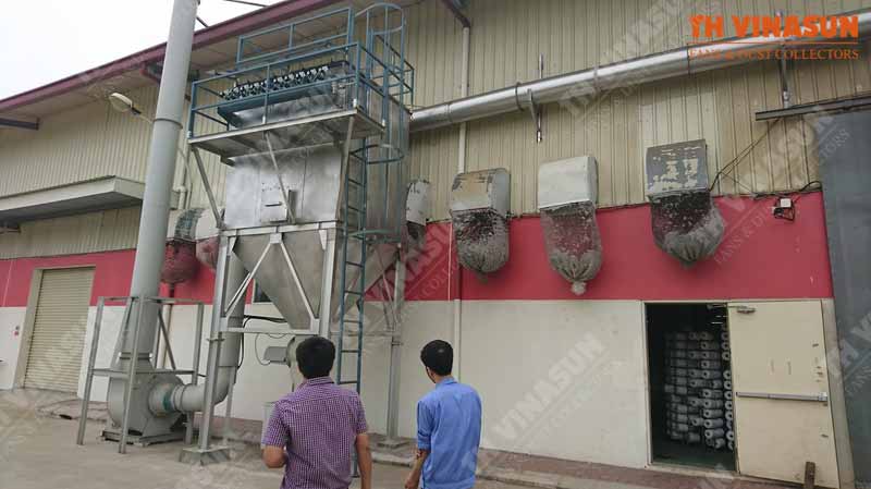 Xử lý bụi nhà máy Đá Mài Hải Dương