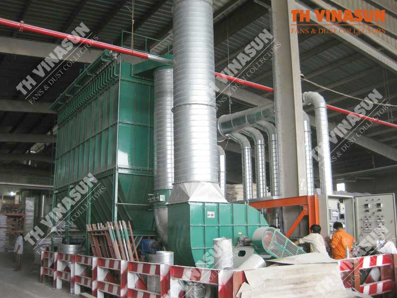 xử lý bụi nhà máy thức ăn