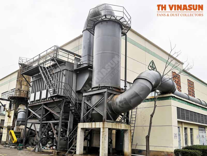 Xử lý bụi nhà máy Tôn Hoa Sen