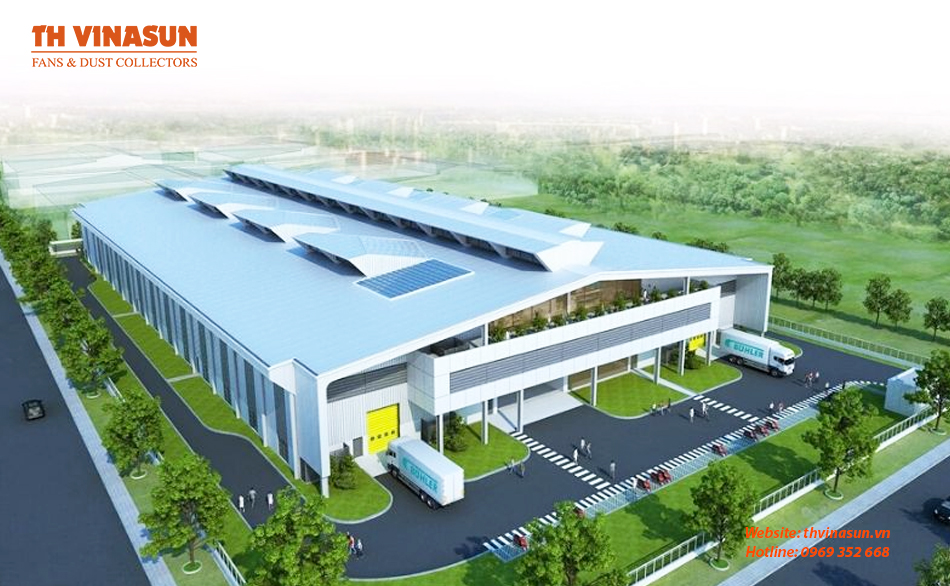quạt thông gió trên mái nhà