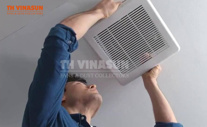 quạt hút mùi nhà vệ sinh gắn tường