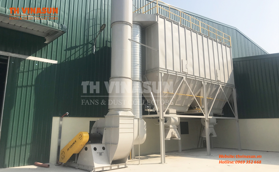 Quạt ly tâm, quạt sên được ứng dụng trong các hệ thống lọc hút bụi, xử lý khí thải
