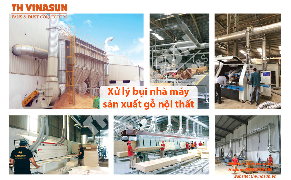 Xử lý bụi nhà máy sản xuất gỗ