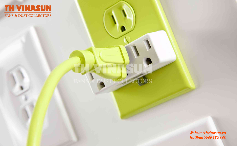 canh-quat-hut-bui quạt công nghiệp có tốn điện không