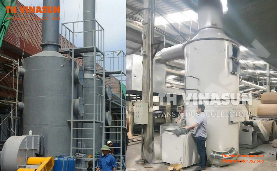 xu-ly-bui-bang-phuong-phap-uot hệ thống xử lý mùi công nghiệp