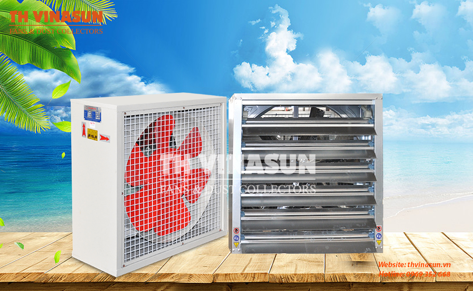 Quạt thông gió công nghiệp vuông