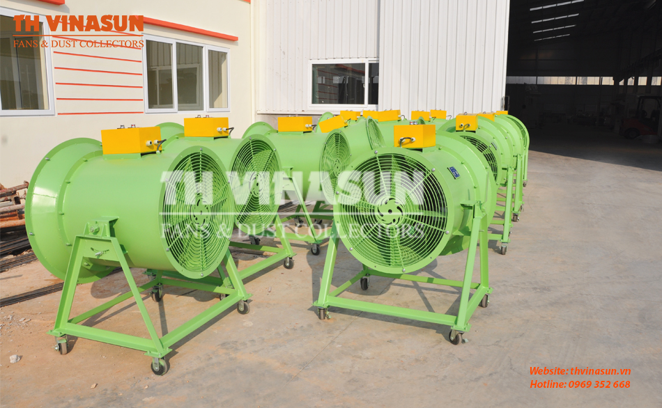 quạt thông gió hướng trục tròn