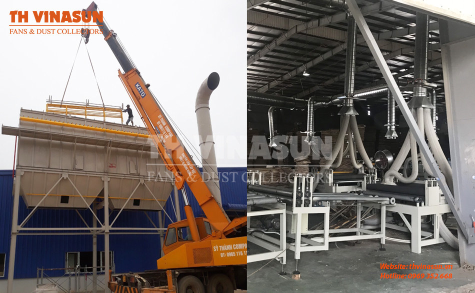Quạt công nghiệp hệ thống hút bụi