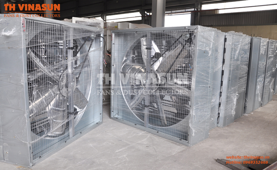 quạt hướng trục công nghiệp vuông