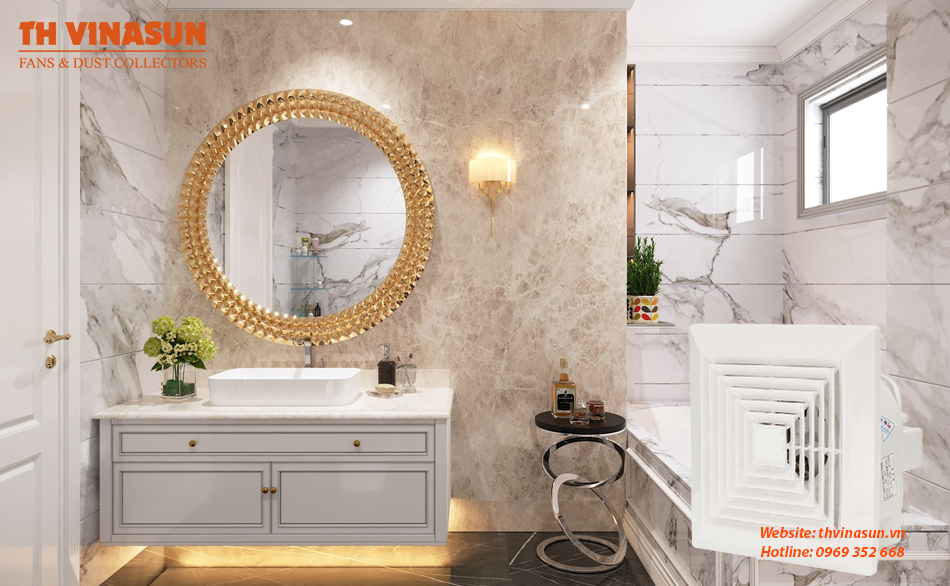 quạt thông gió âm trần nhà vệ sinh