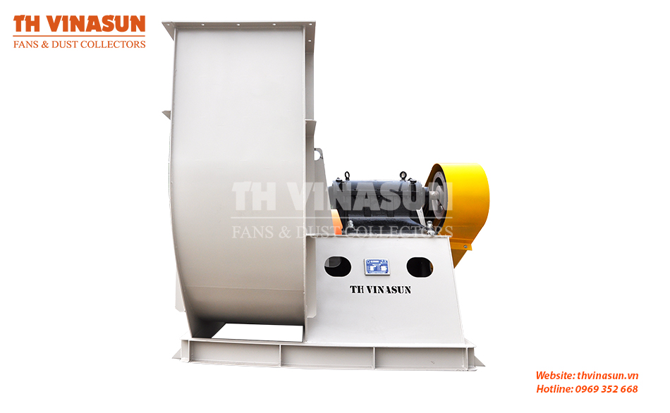 Quạt ly tâm truyền động gián tiếp qua gối đỡ đầu và dây curoa