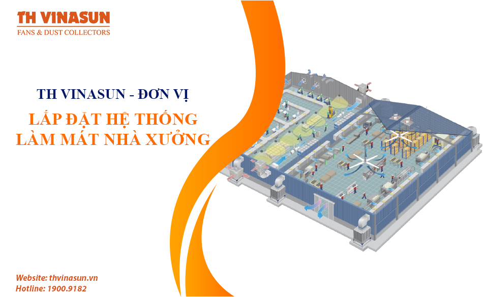 Th Vinasun – Đơn vị lắp đặt hệ thống làm mát nhà xưởng trọn bộ