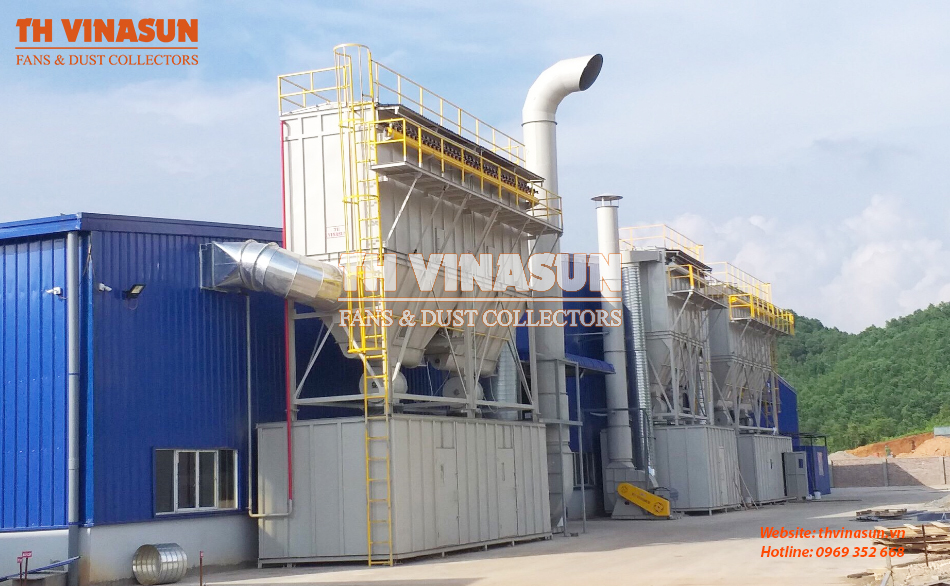 Xử lý bụi bằng lọc túi vải