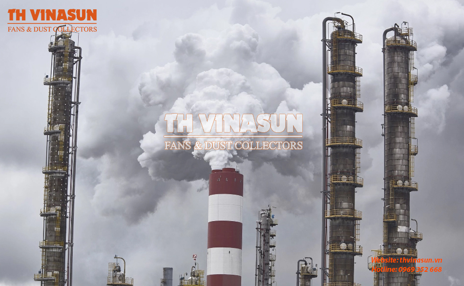 Khí thải từ các nhà máy công nghiệp