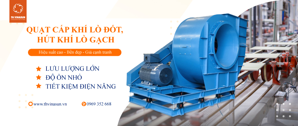 Quạt ly tâm cấp khí tươi, hút khí thải lò gạch VNS-CF2-NOG