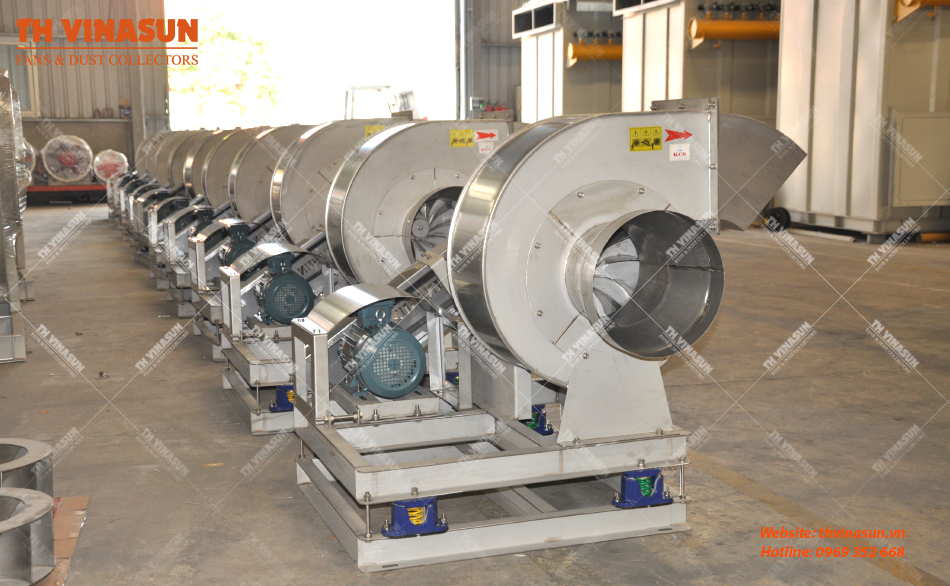 Quạt ly tâm inox xuất khẩu Mỹ