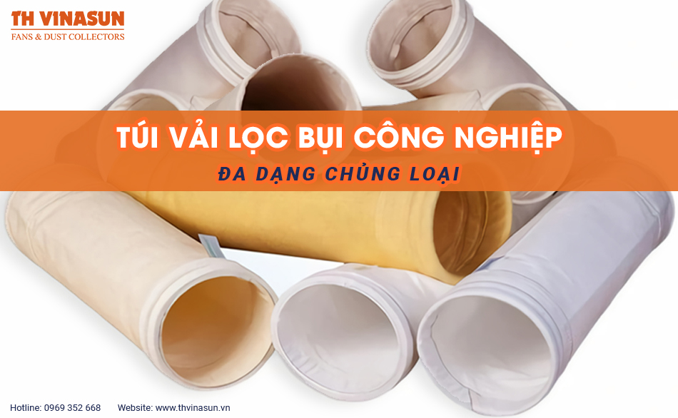 Túi vải lọc bụi công nghiệp: Đa dạng chủng loại