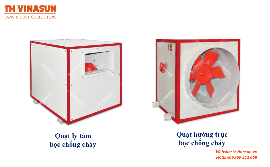 Quạt bọc tấm chống cháy