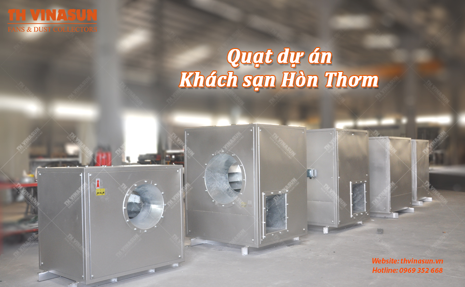 Quạt thép mạ kẽm nhúng nóng – Dự án ở Hòn Thơm