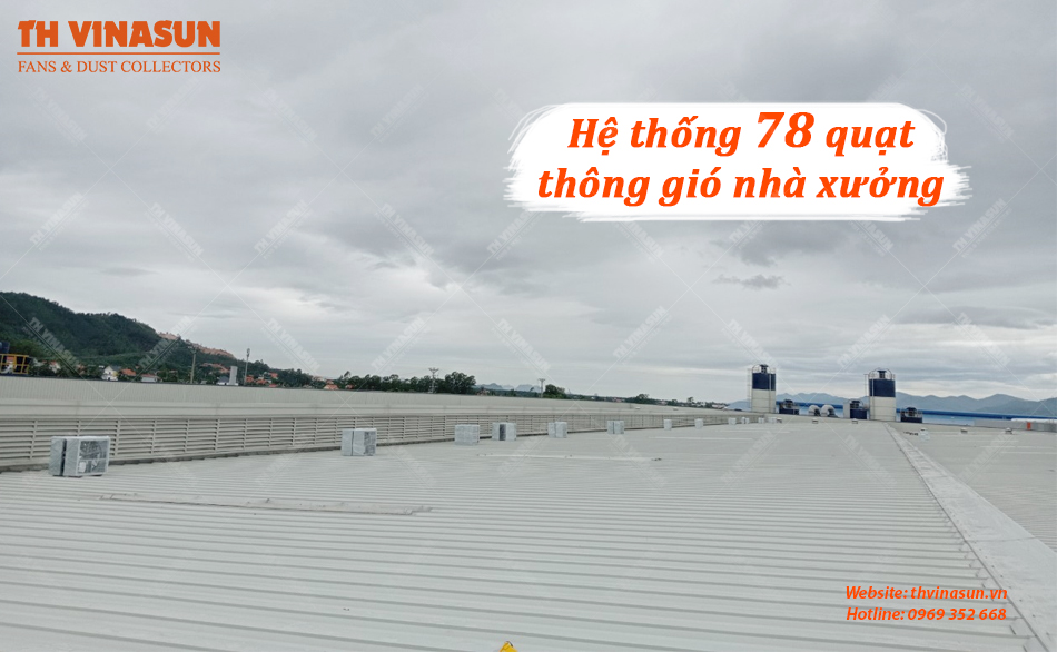 Cung cấp, lắp đặt HT thông gió nhà xưởng bằng quạt vuông