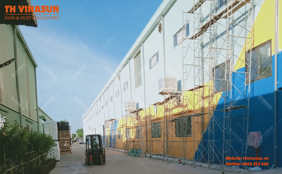 Hệ thống làm mát tại nhà máy sản xuất nhựa tại Hưng Yên