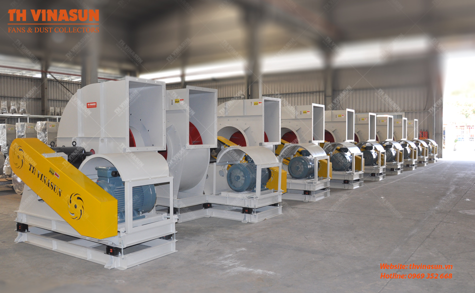Quạt ly tâm cho hệ thống hút bụi sơn