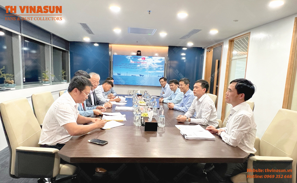 TH Vinasun ký kết hợp đồng cung cấp hệ thống xử lý khí thải và lọc bụi với Tổng CTY Dầu Khí Việt Nam PTSC