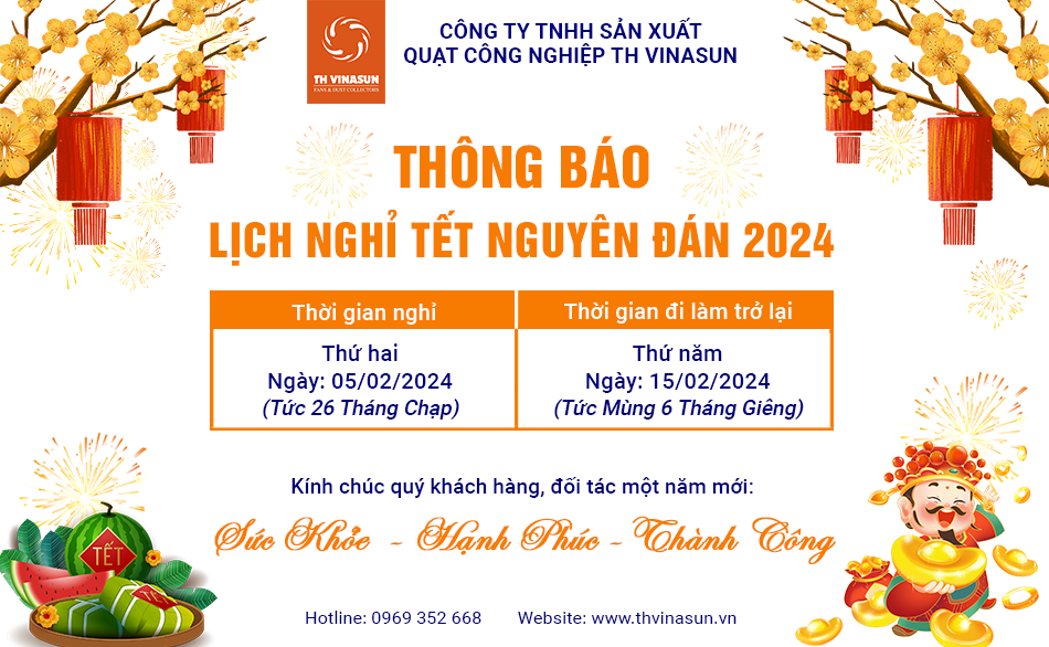 Thông Báo: Lịch nghỉ tết nguyên đán 2024