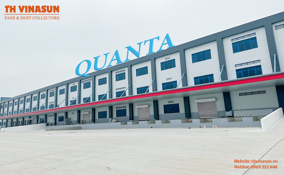 TH VINASUN Cung cấp Quạt PCCC cho nhà máy Quanta – Nam Định